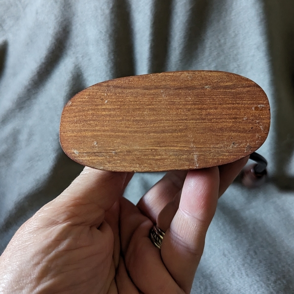 SMALL MID CENTURY MODERN MCM TEAK CANDELABRA 3 ARMS DENMARK - Picture 4 of 7